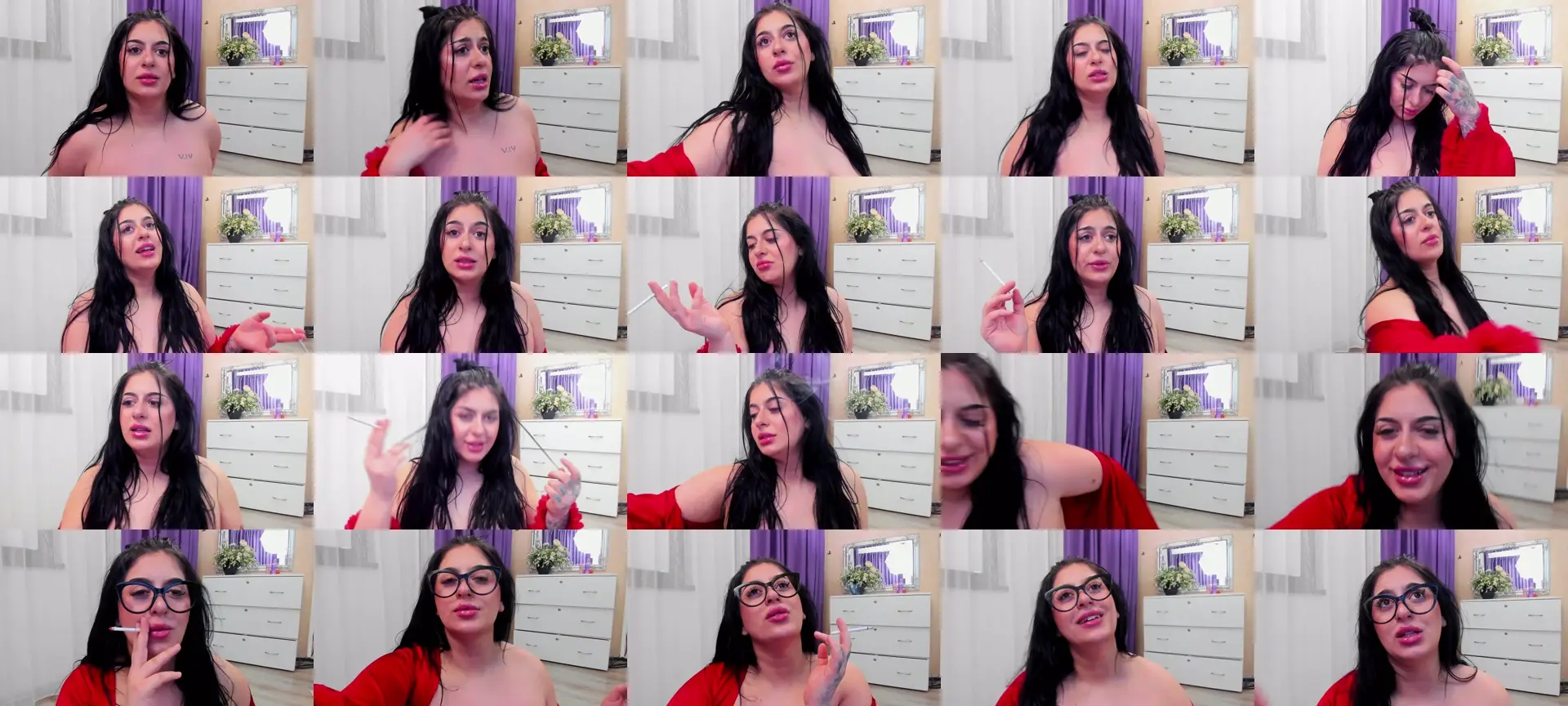 NayaNoir photo contact sheet