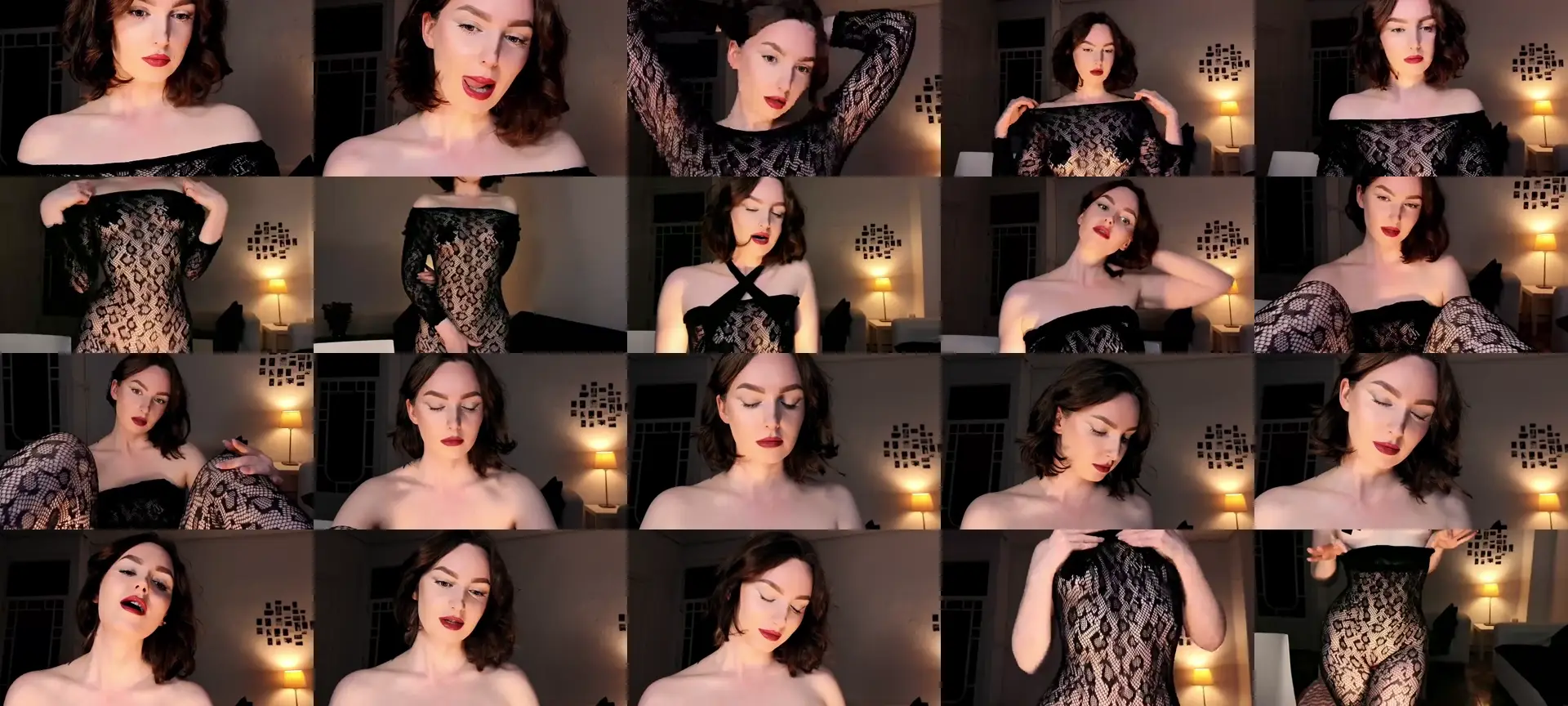 Red_Lips_Girl photo contact sheet