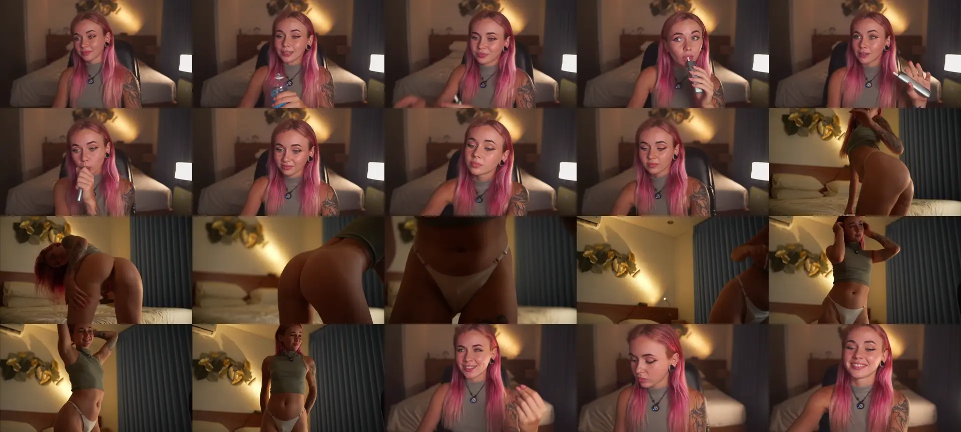 Sarah_Pink photo contact sheet