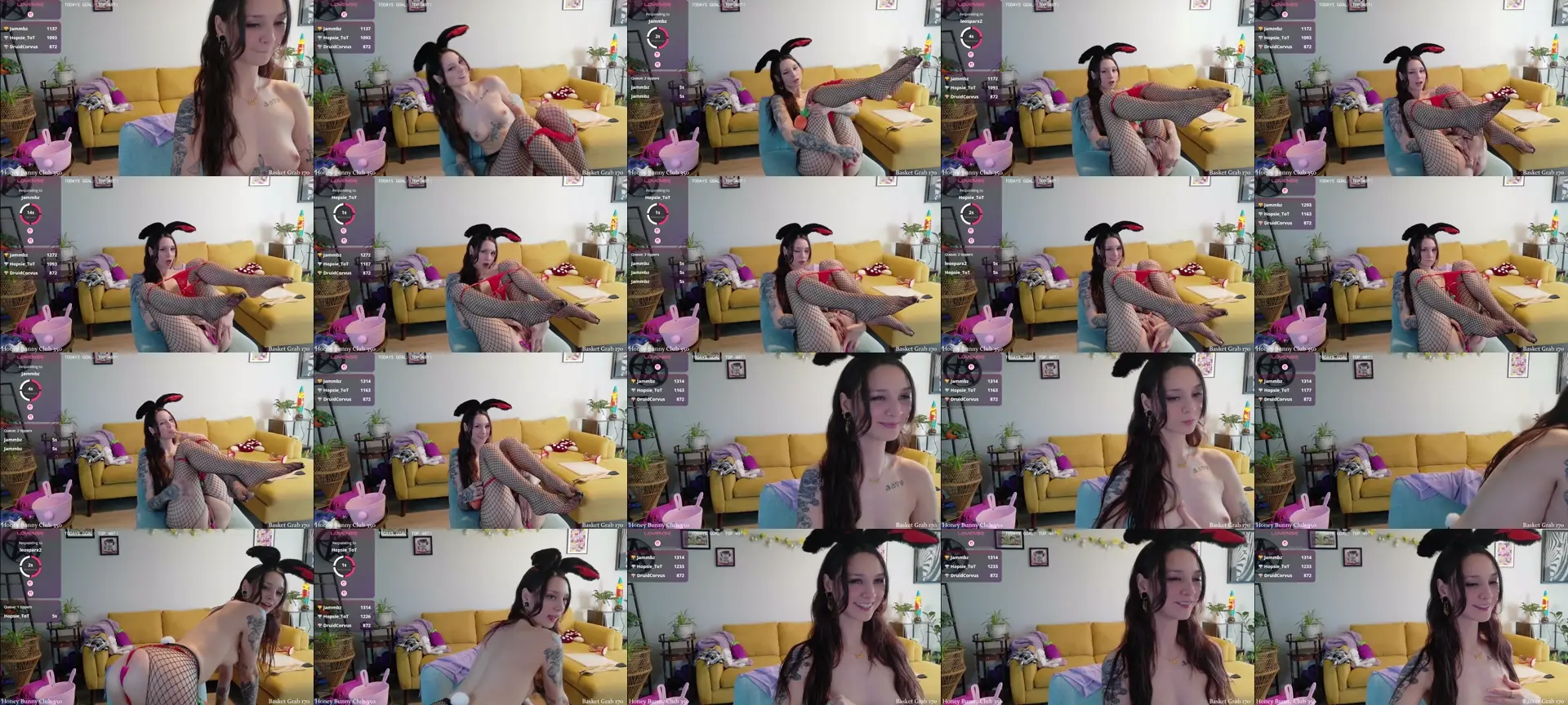 ShyBabyy photo contact sheet