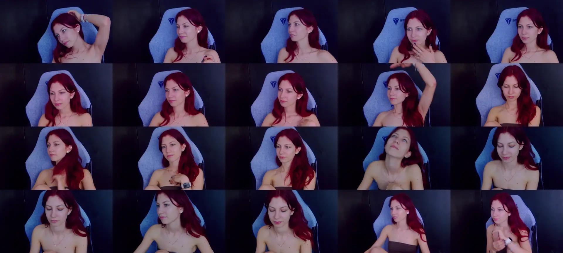 Yasemina photo contact sheet