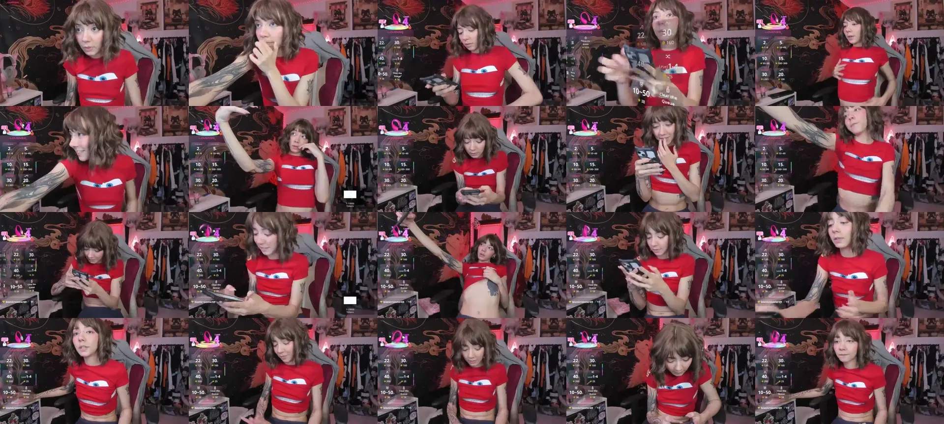 alicedanger photo contact sheet