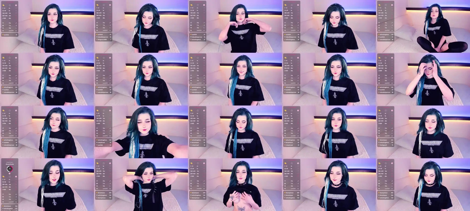 Alicentity photo contact sheet