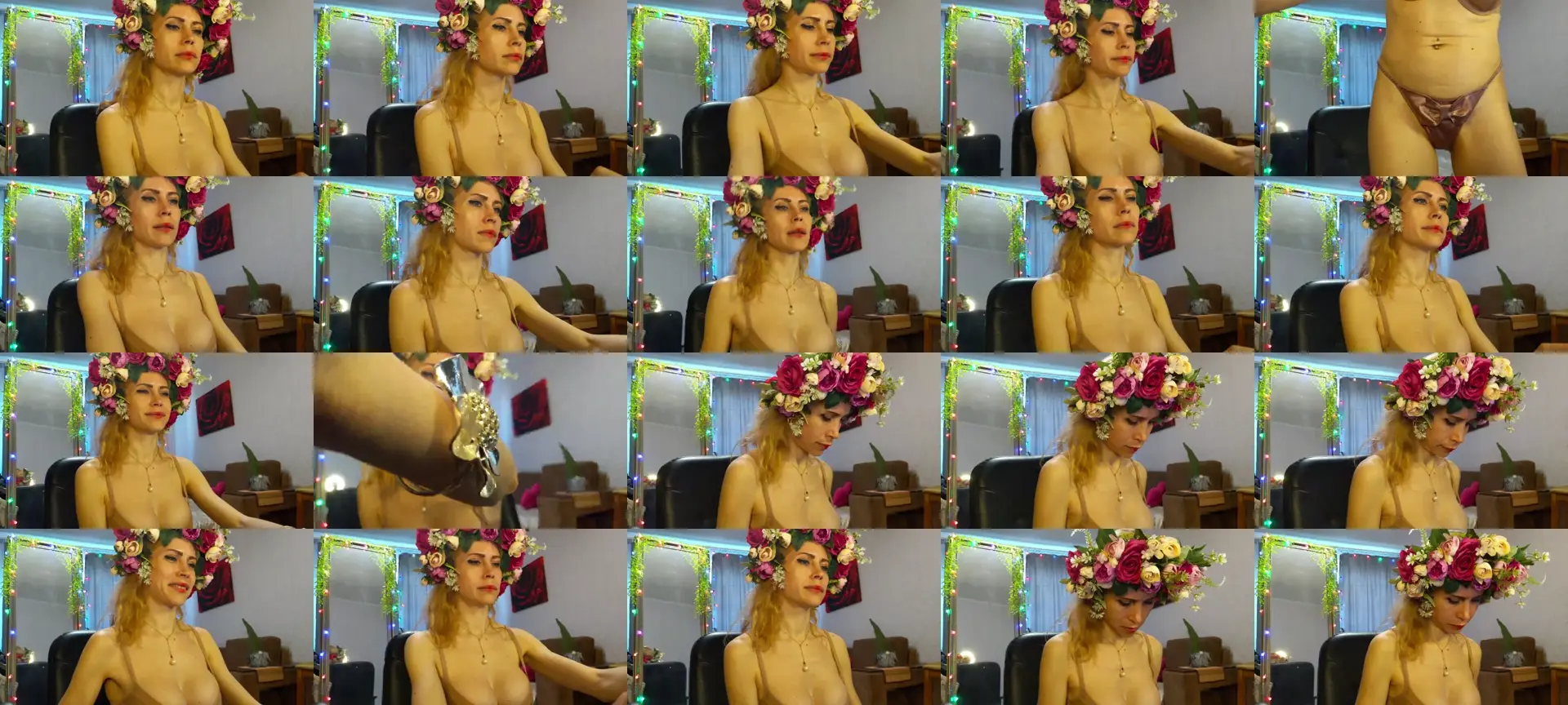 AngelicaAmour photo contact sheet