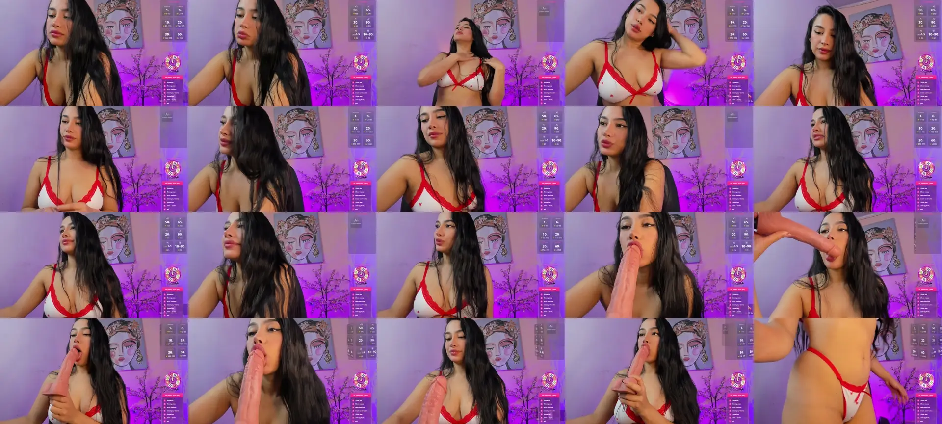 Angelvicky photo contact sheet