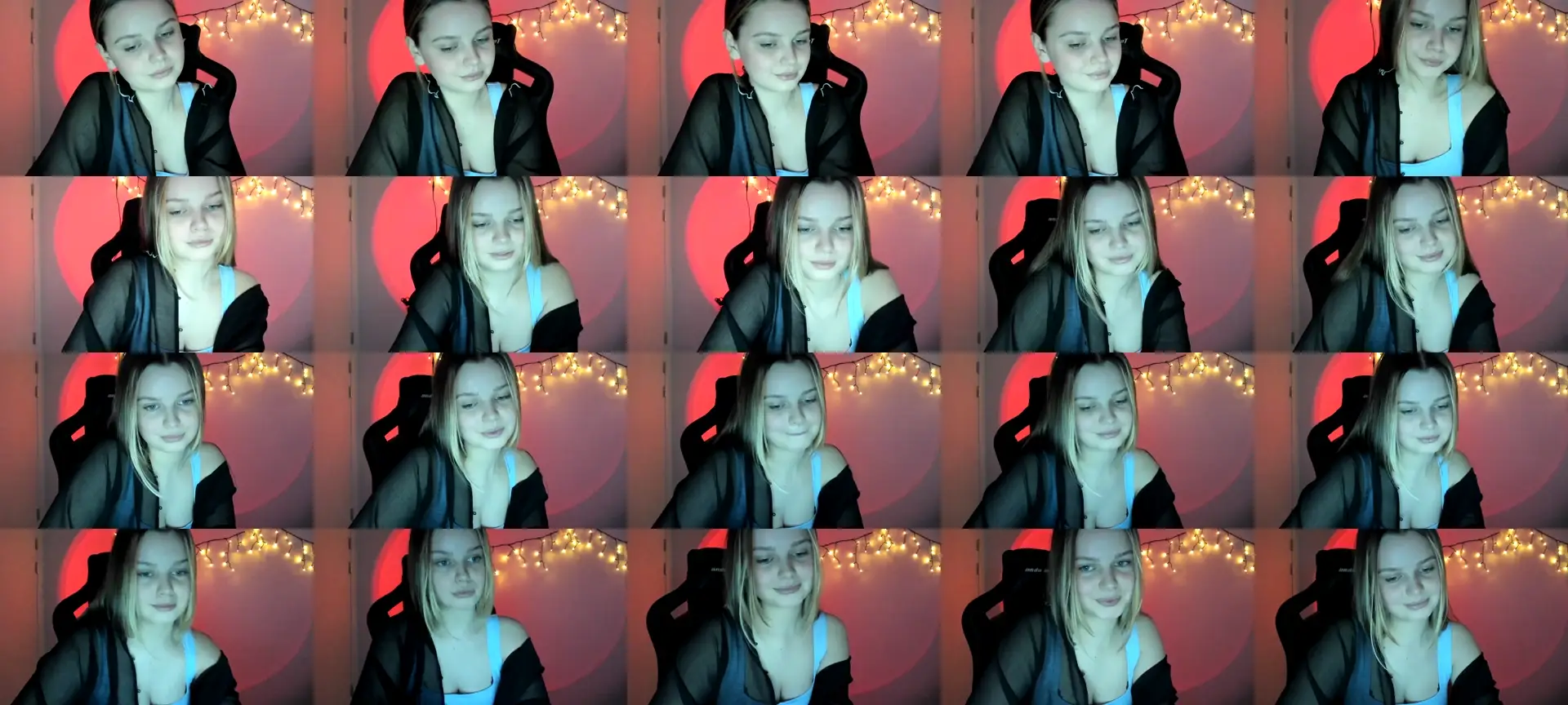 Annaneon photo contact sheet
