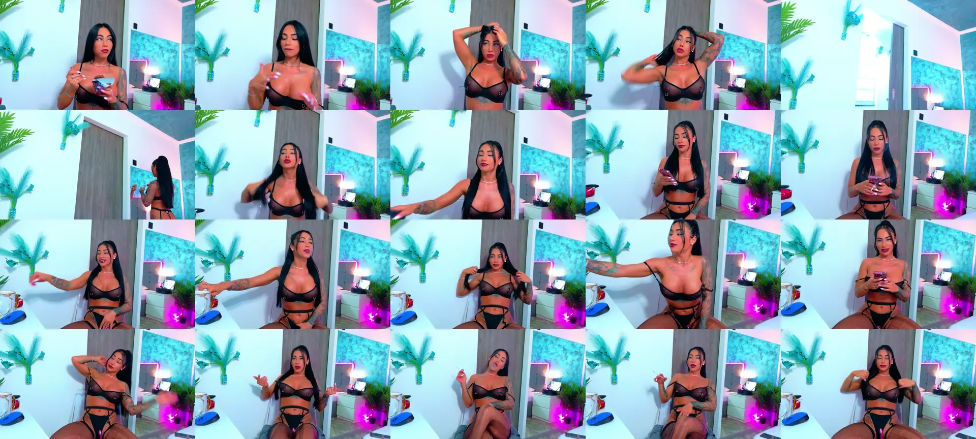 CandyEyesXXX photo contact sheet