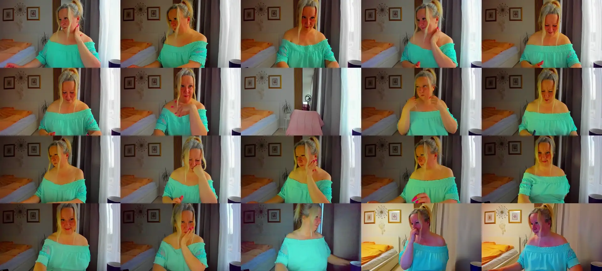 Christine31 photo contact sheet