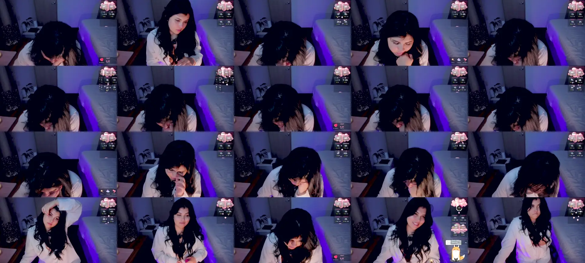 CuteNanni photo contact sheet