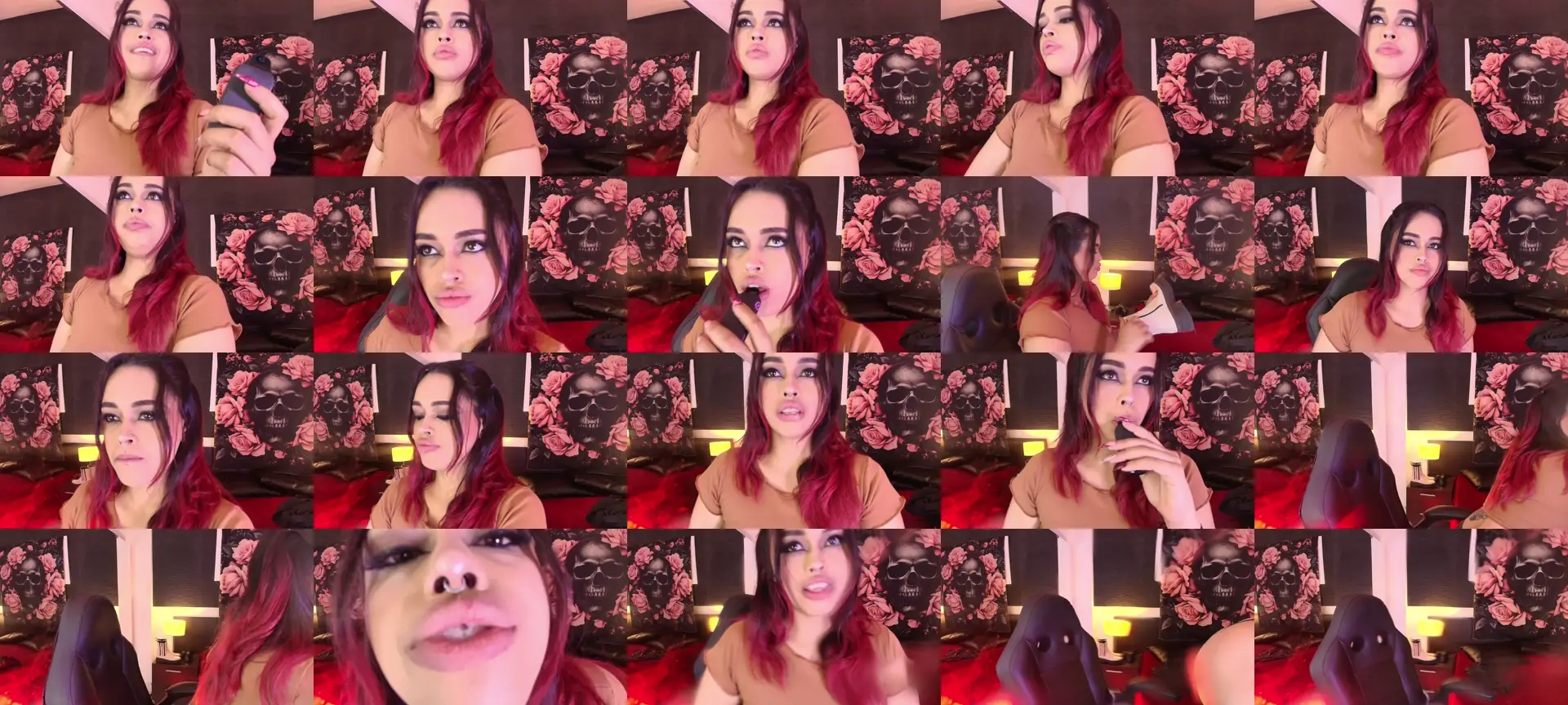 EvaaFoxxy photo contact sheet