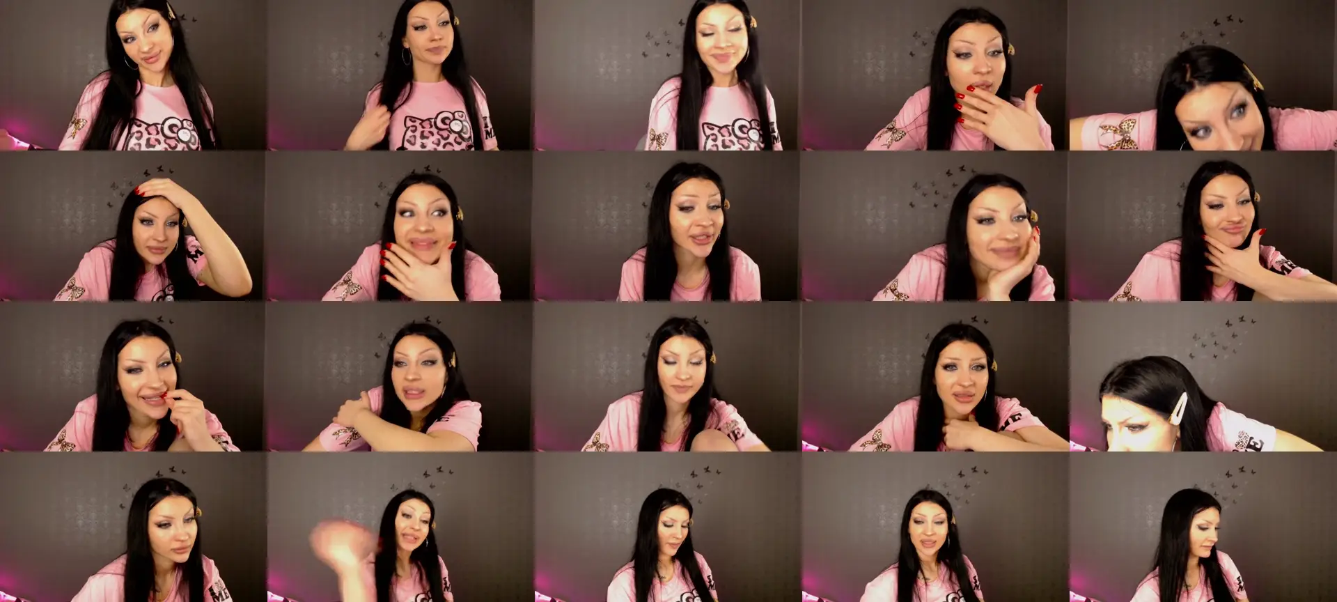 JadeViceee photo contact sheet