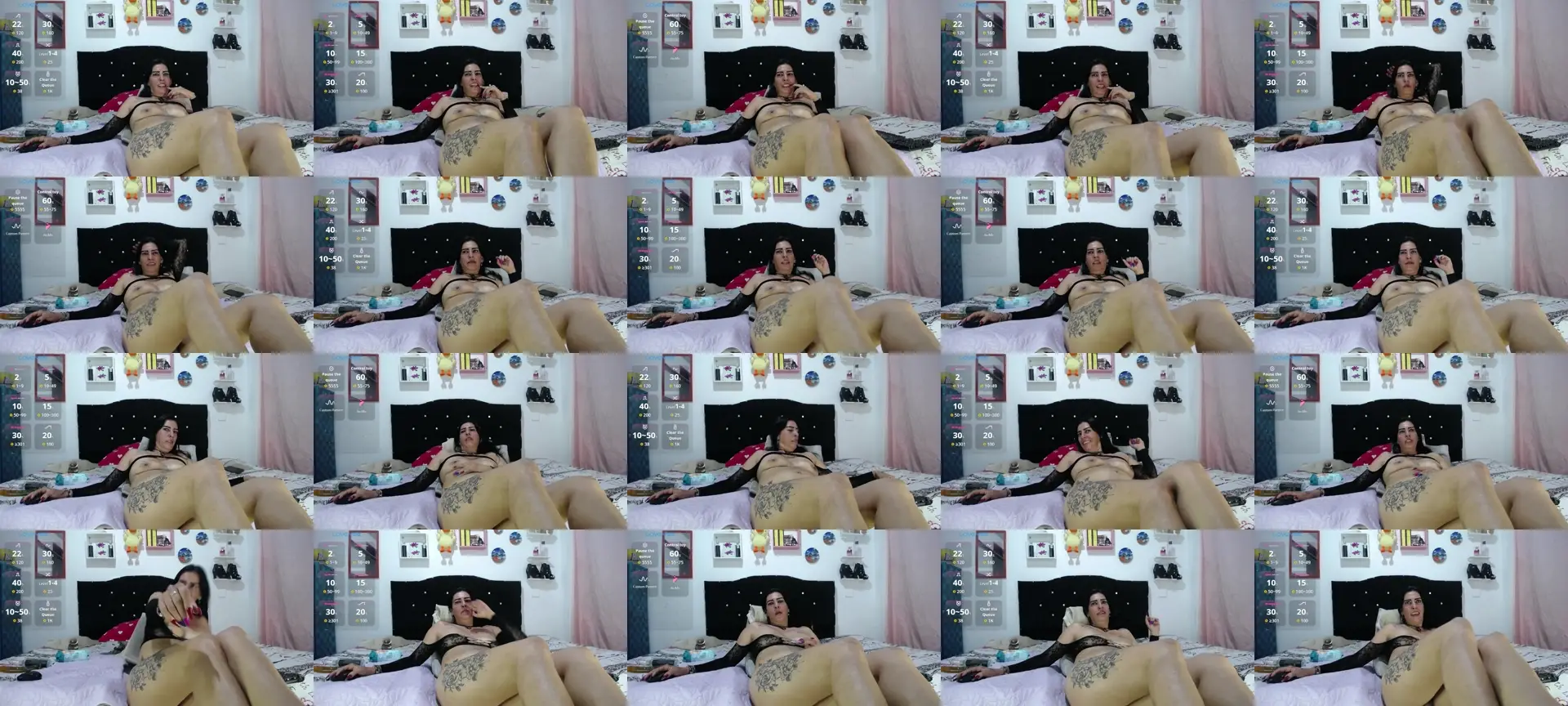 La_gata photo contact sheet