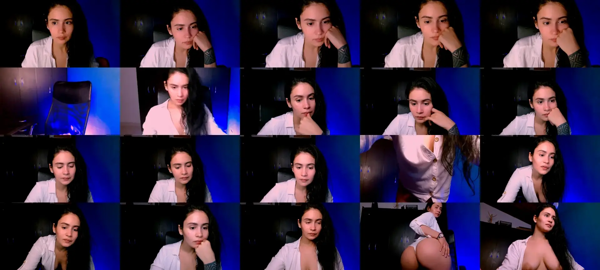 Lilithzaffron photo contact sheet