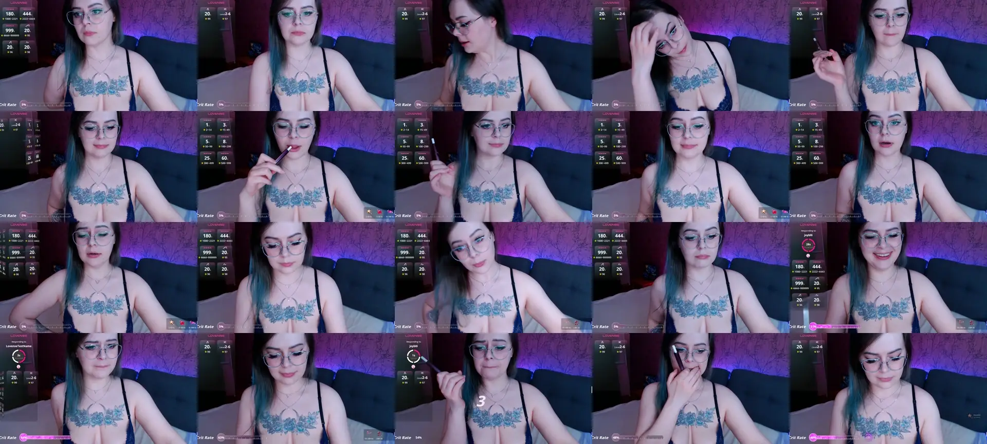 Loraa photo contact sheet