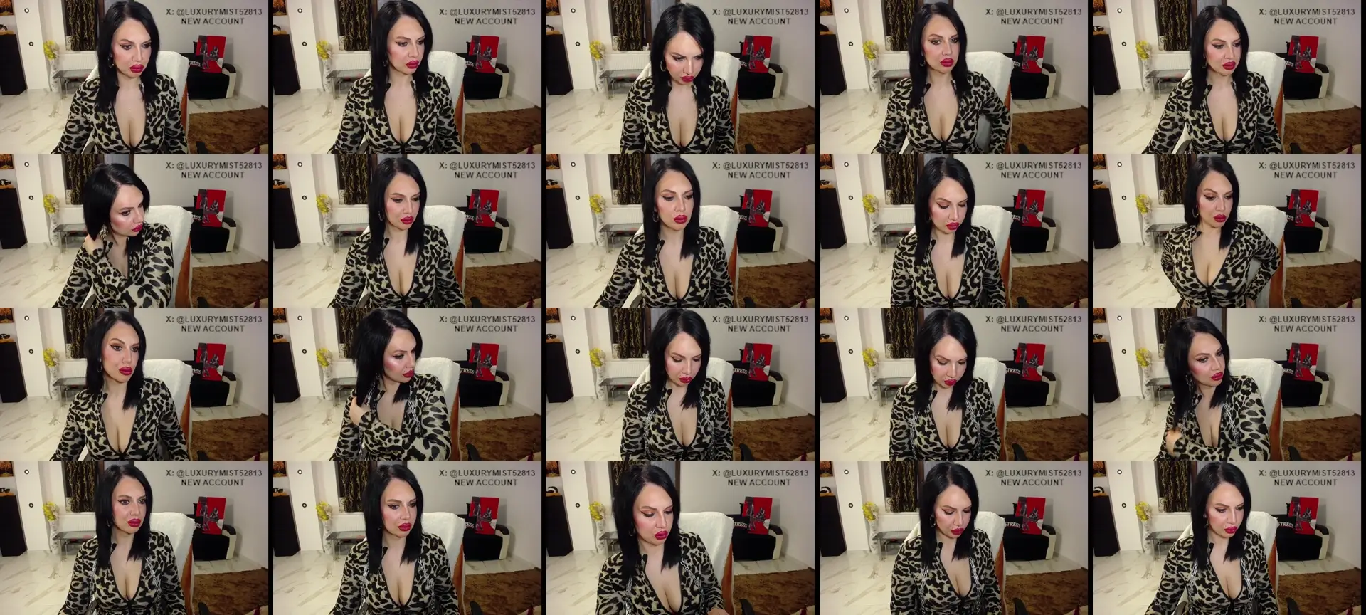 Luxurymistres photo contact sheet