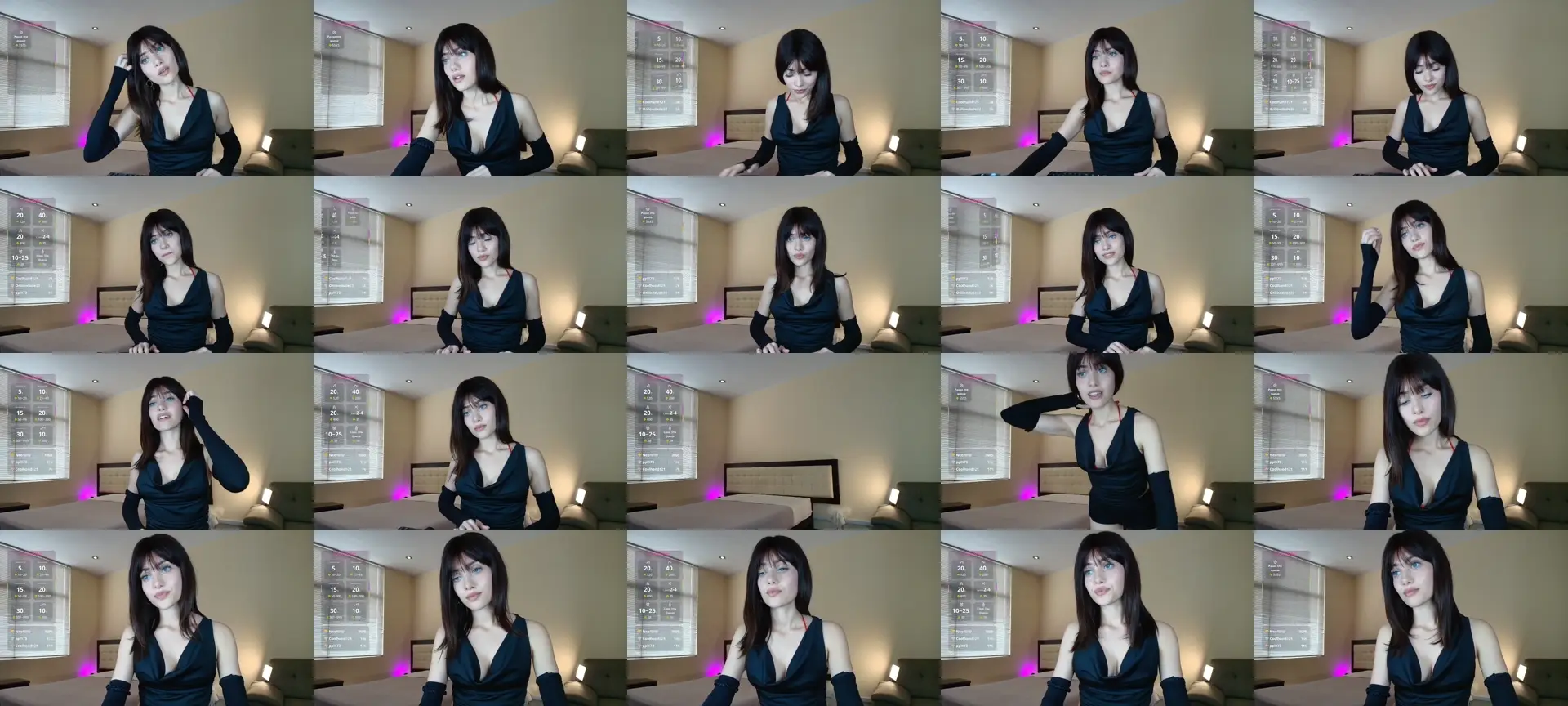 Madisonsroom photo contact sheet