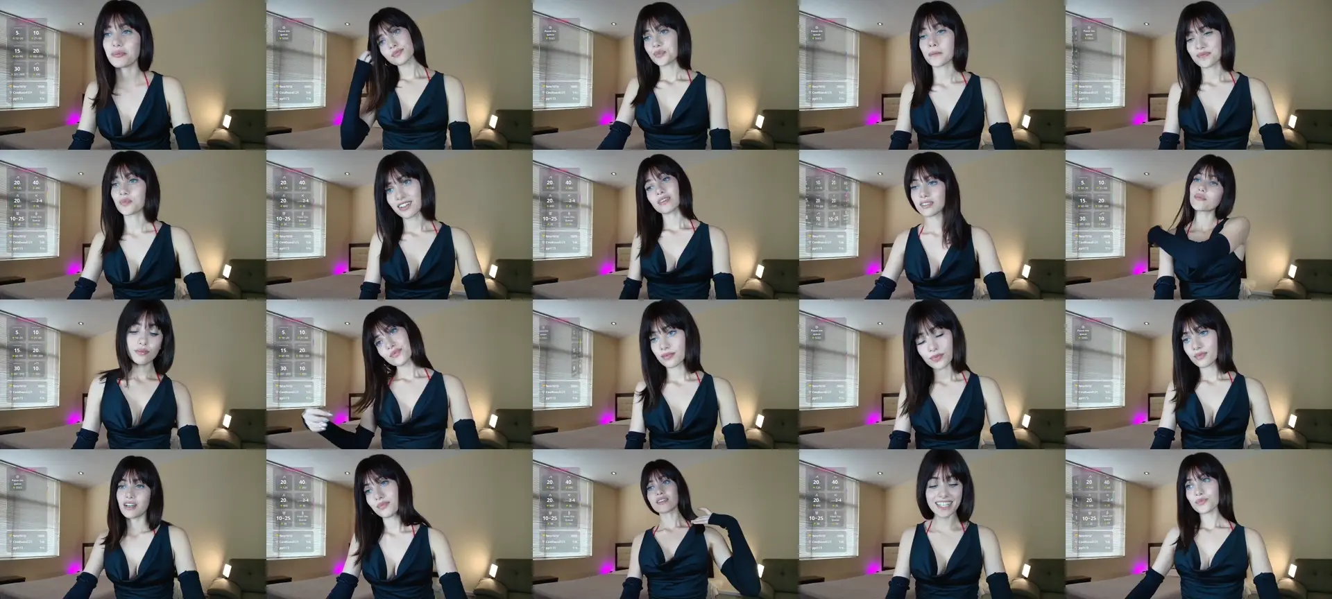 Madisonsroom photo contact sheet