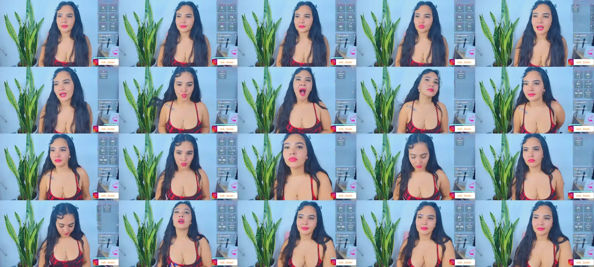 Meli__brown photo contact sheet