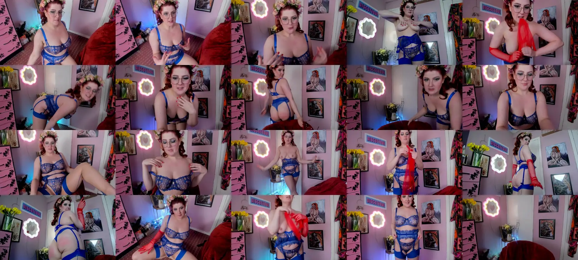 MissMimiRose photo contact sheet