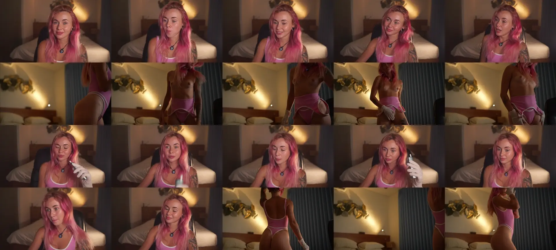 Sarah_Pink photo contact sheet