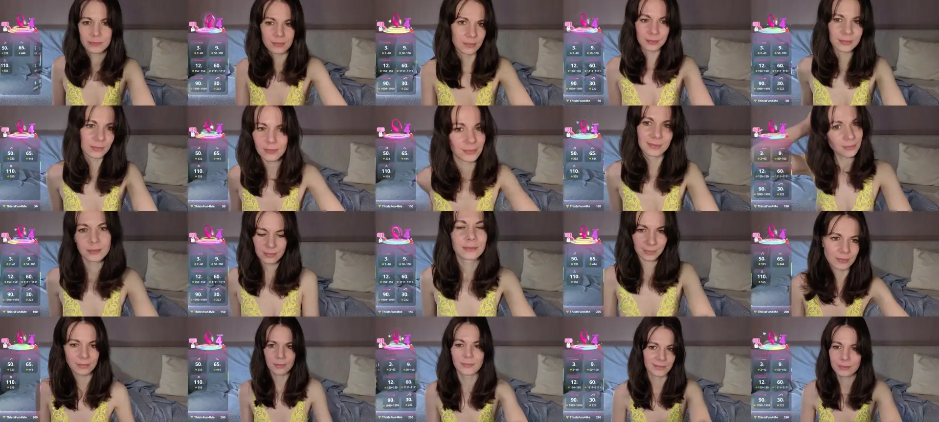 SexPin photo contact sheet