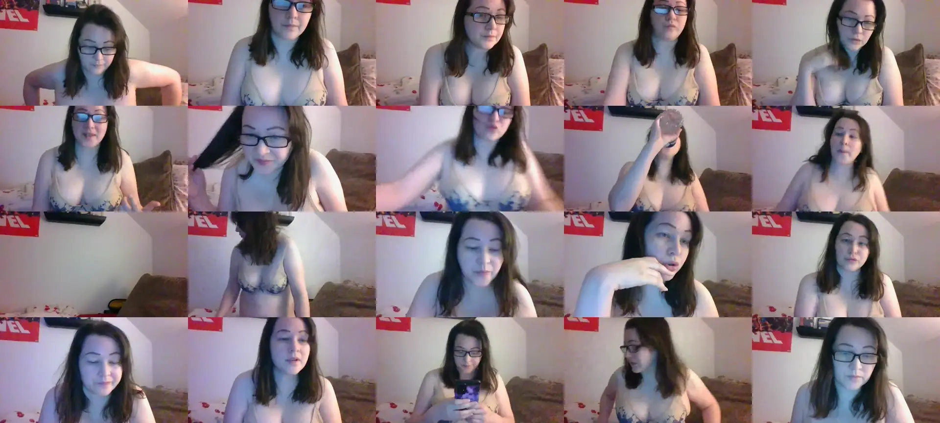 SexxxyShellyy photo contact sheet