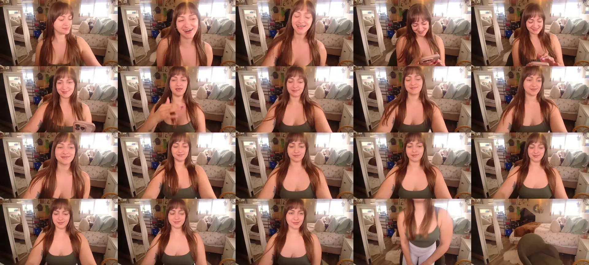 Sexylexi211 photo contact sheet