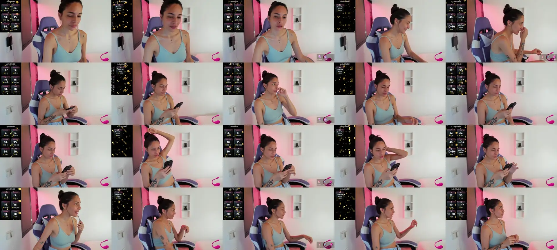 Valery photo contact sheet