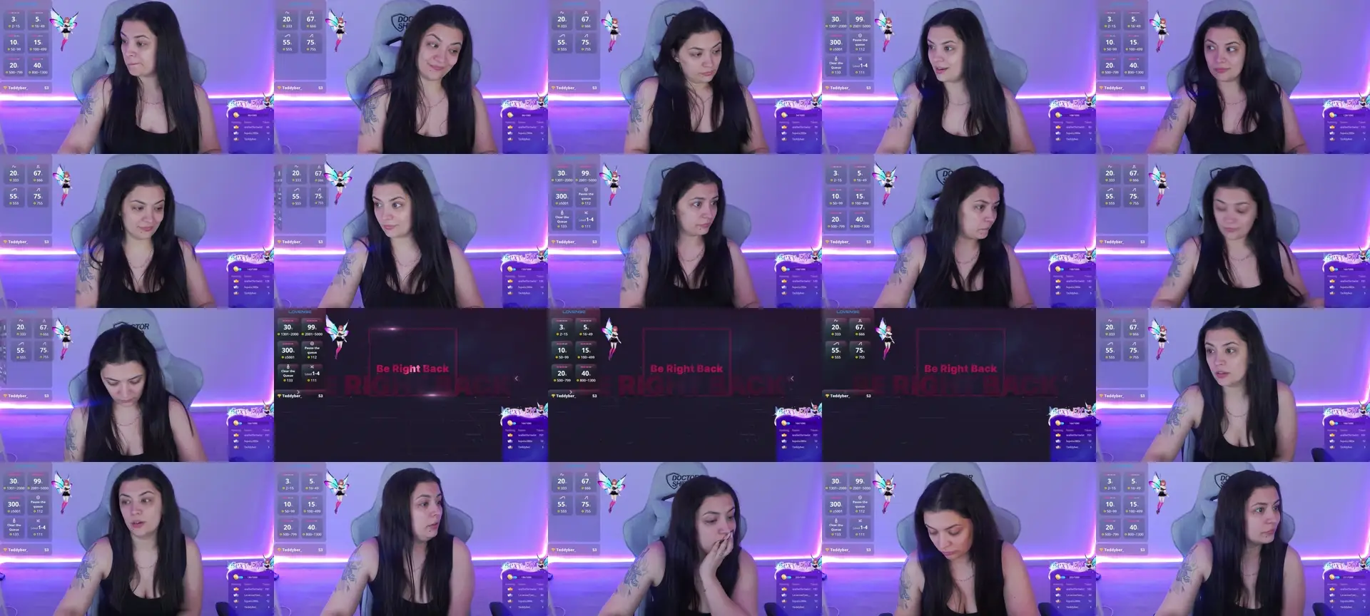 Milf_Isa photo contact sheet