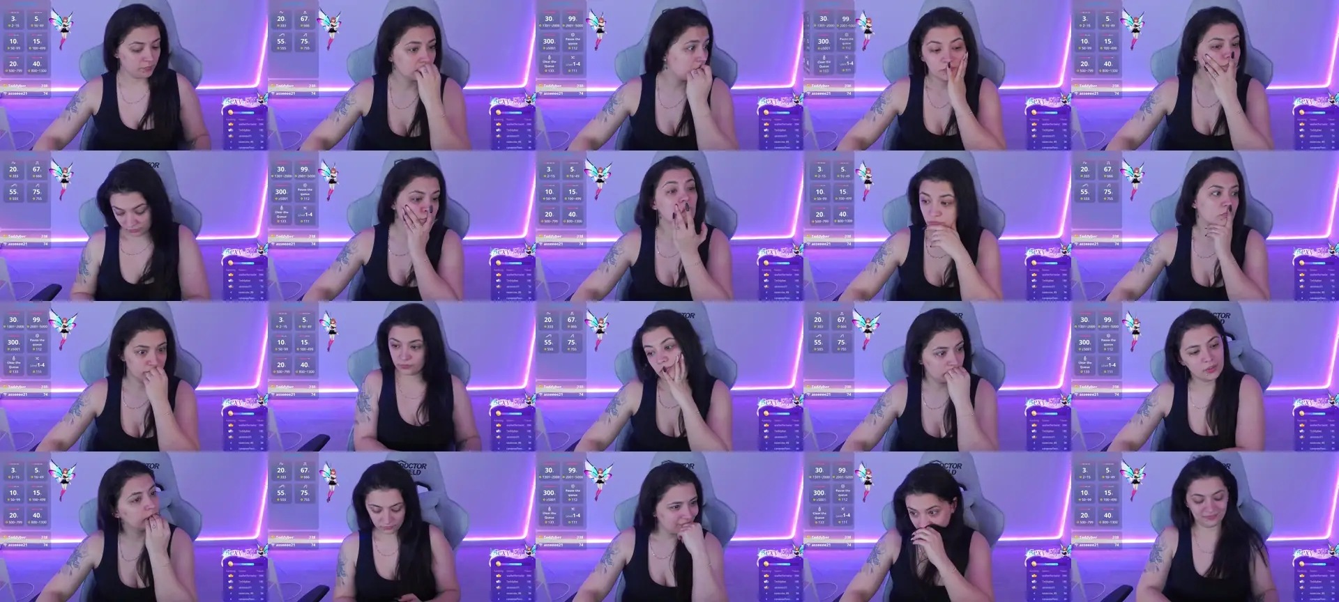 Milf_Isa photo contact sheet