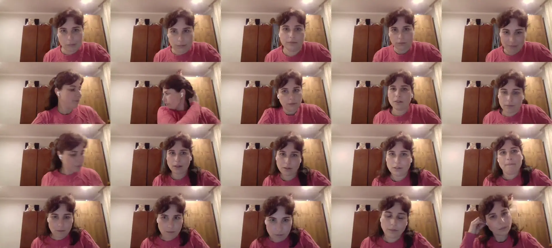 AriaGlow photo contact sheet