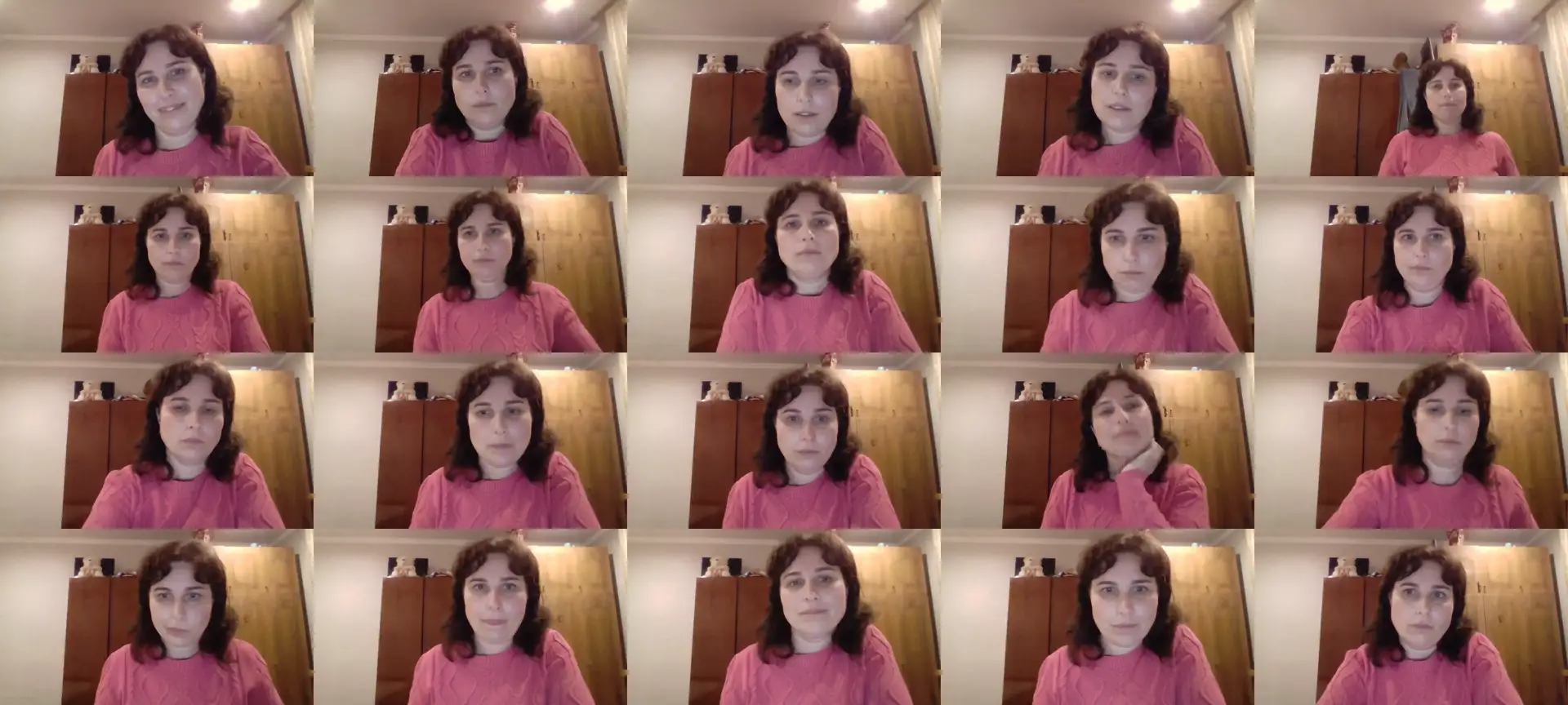 AriaGlow photo contact sheet