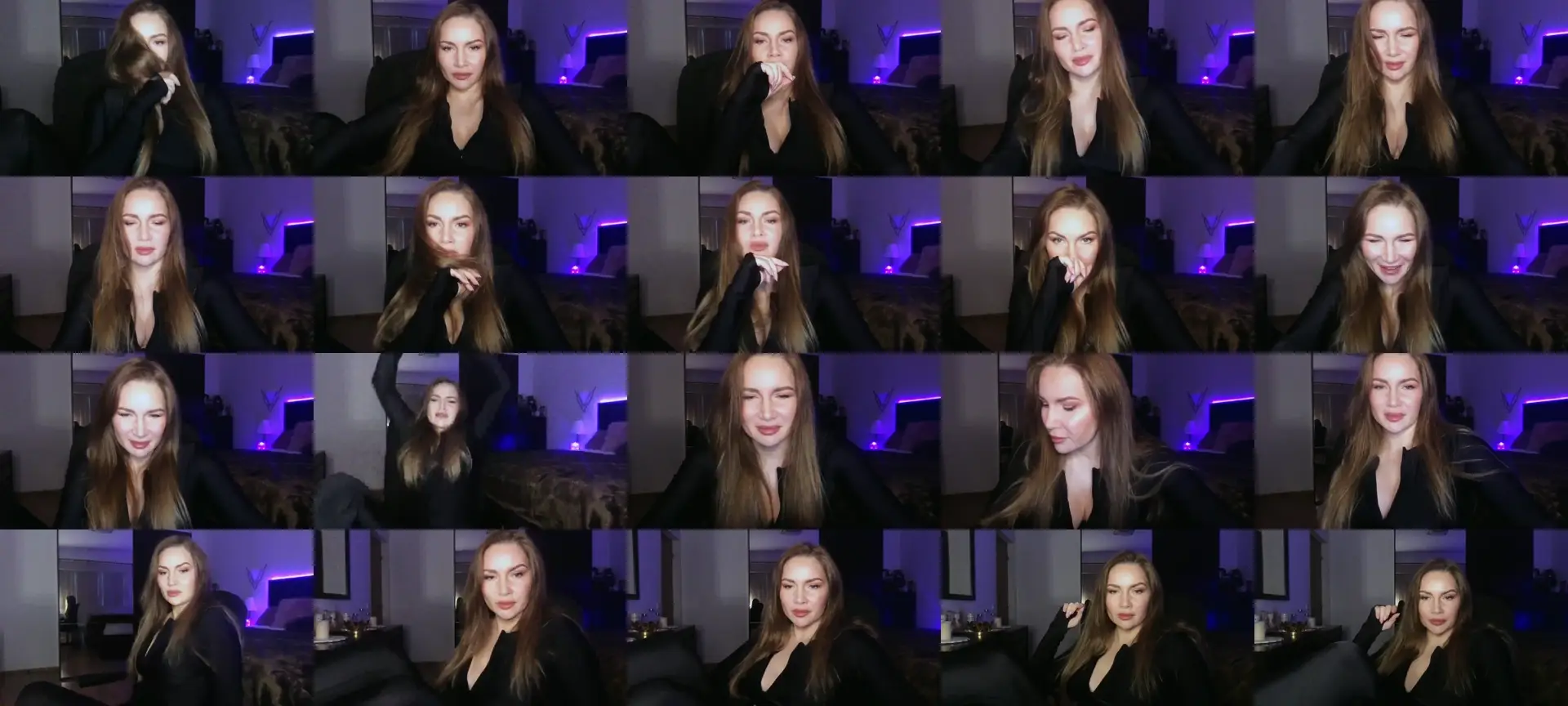 ArianaAri photo contact sheet