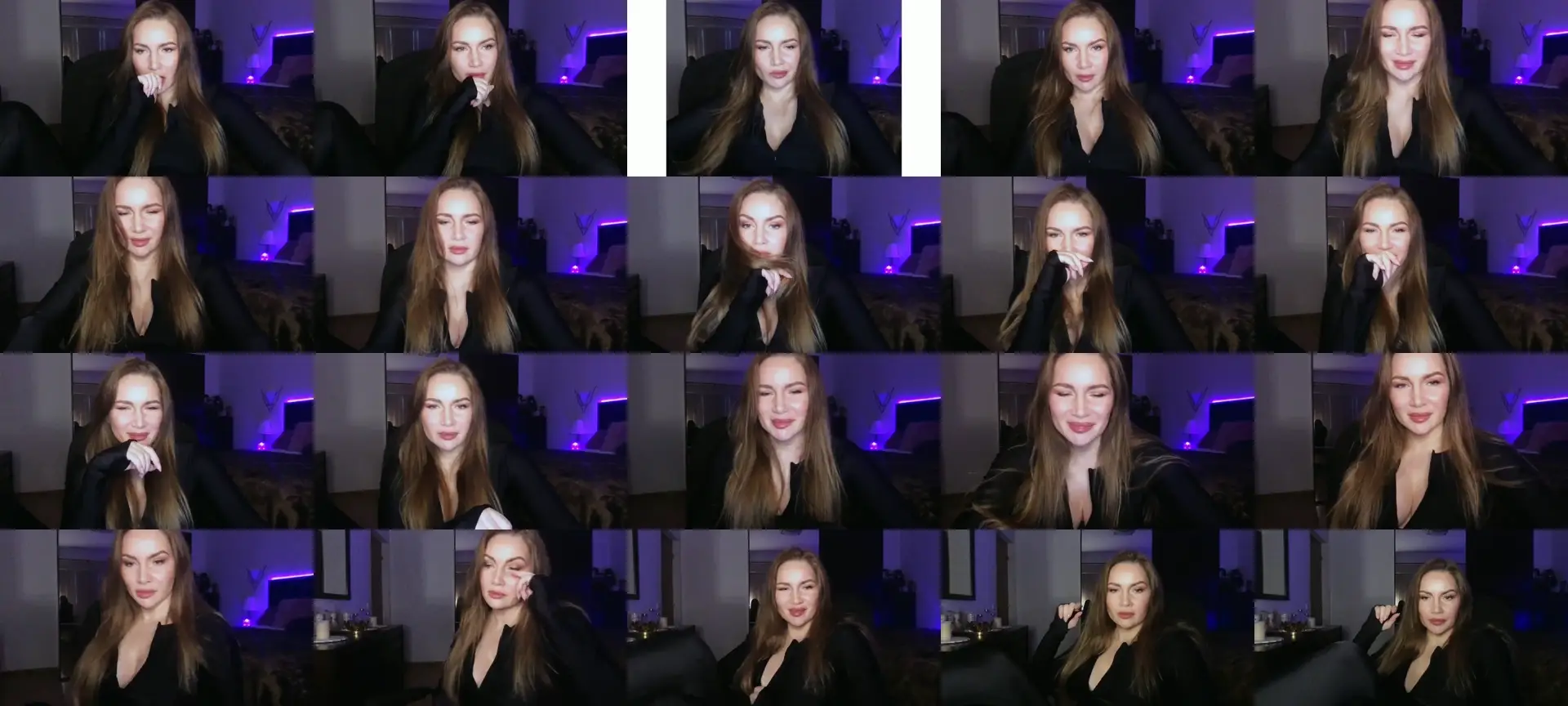 ArianaAri photo contact sheet