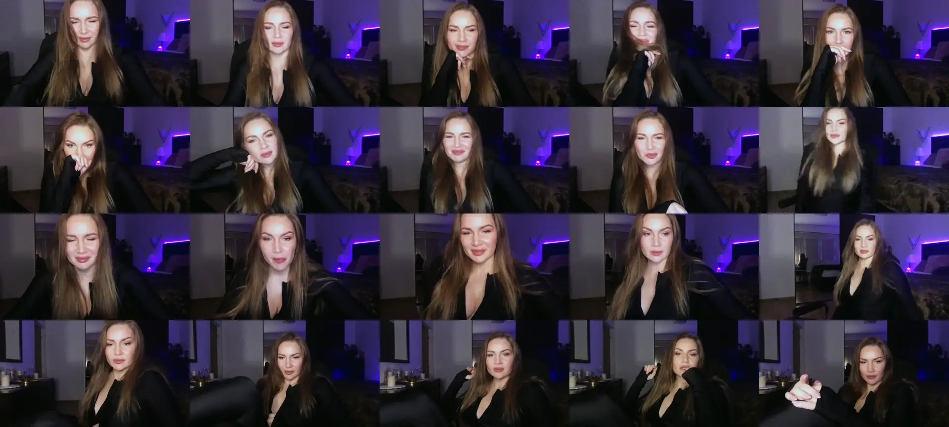 ArianaAri photo contact sheet