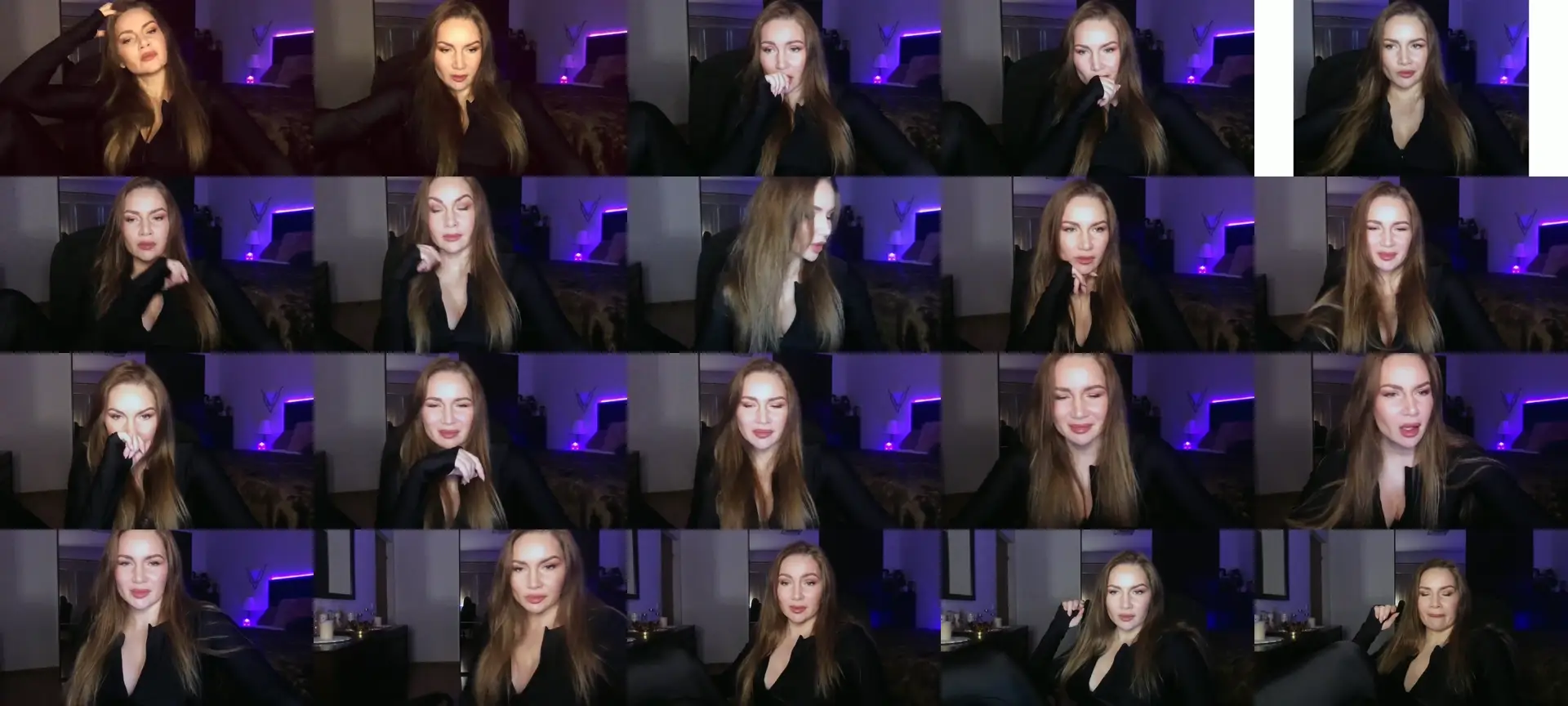 ArianaAri photo contact sheet