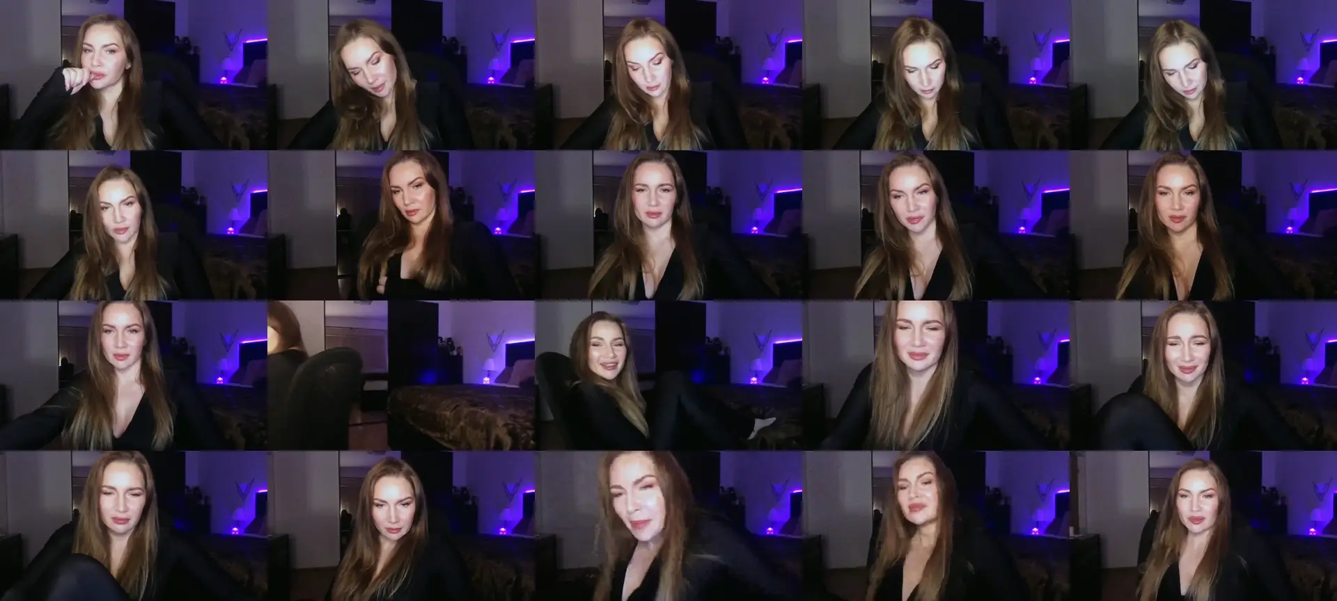 ArianaAri photo contact sheet