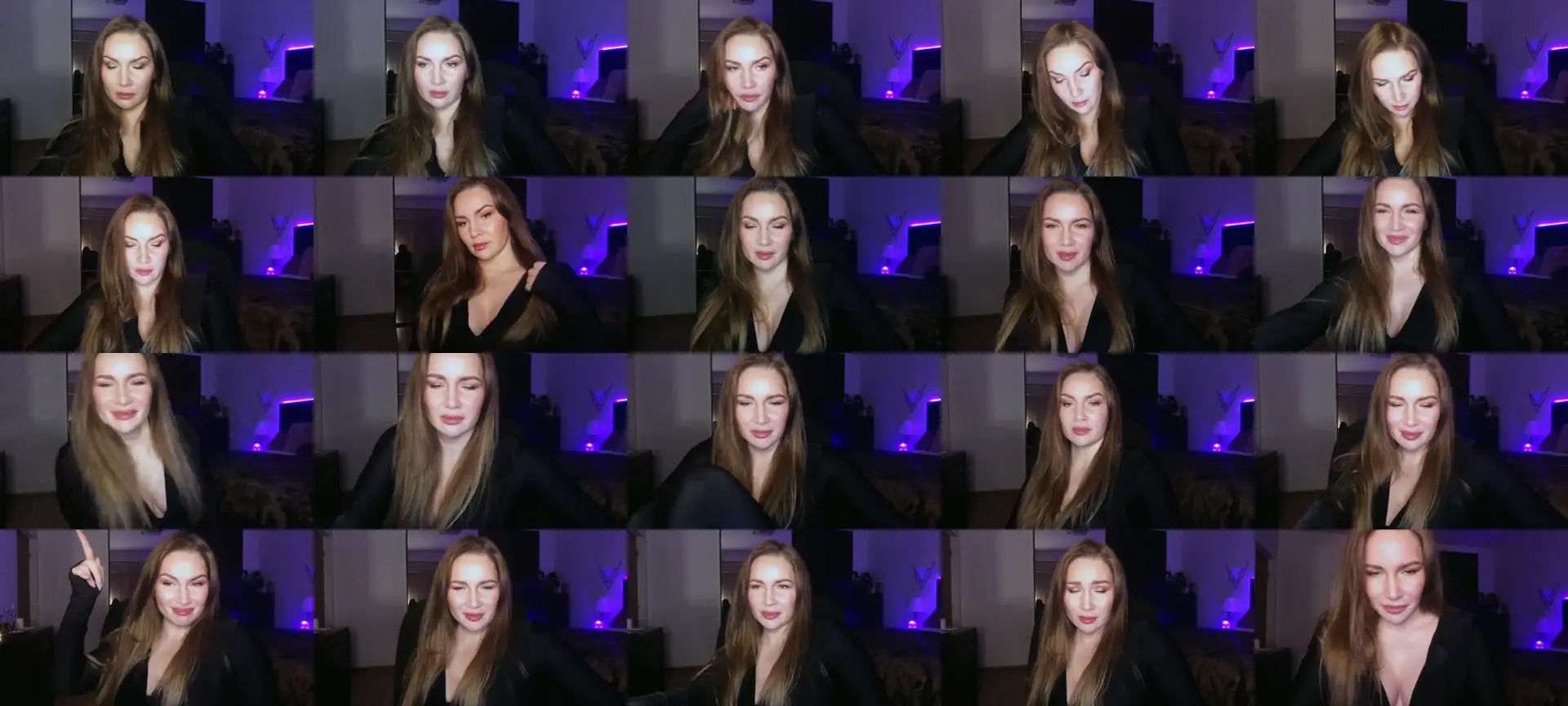 ArianaAri photo contact sheet