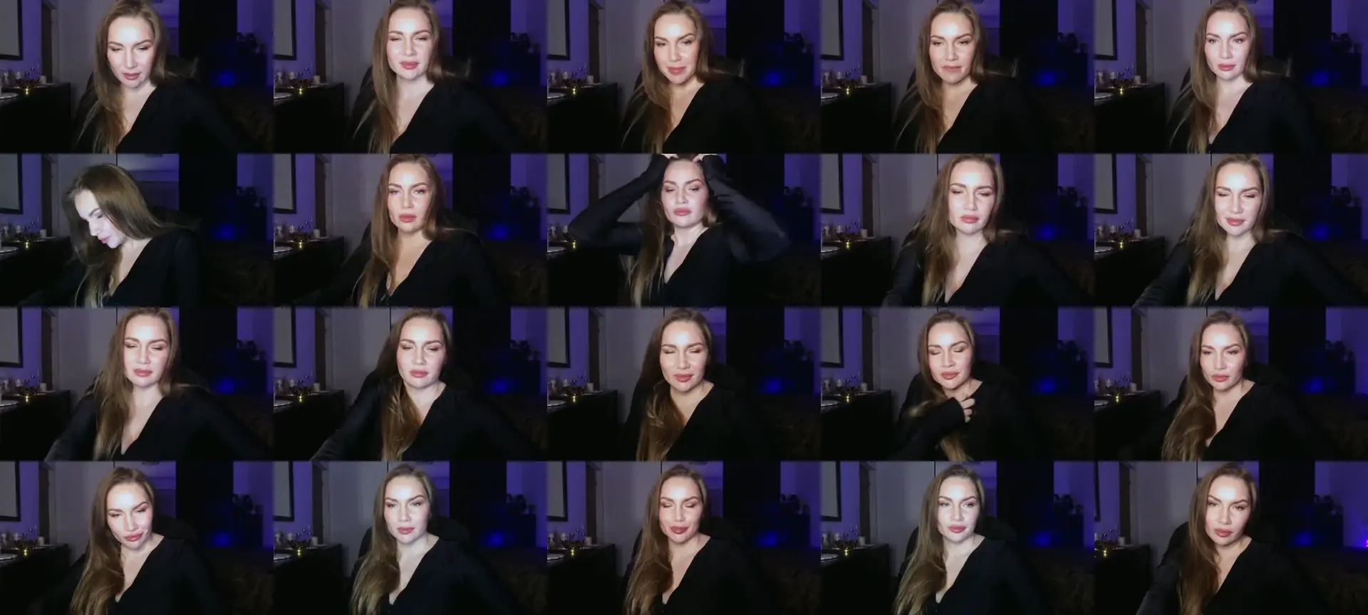 ArianaAri photo contact sheet