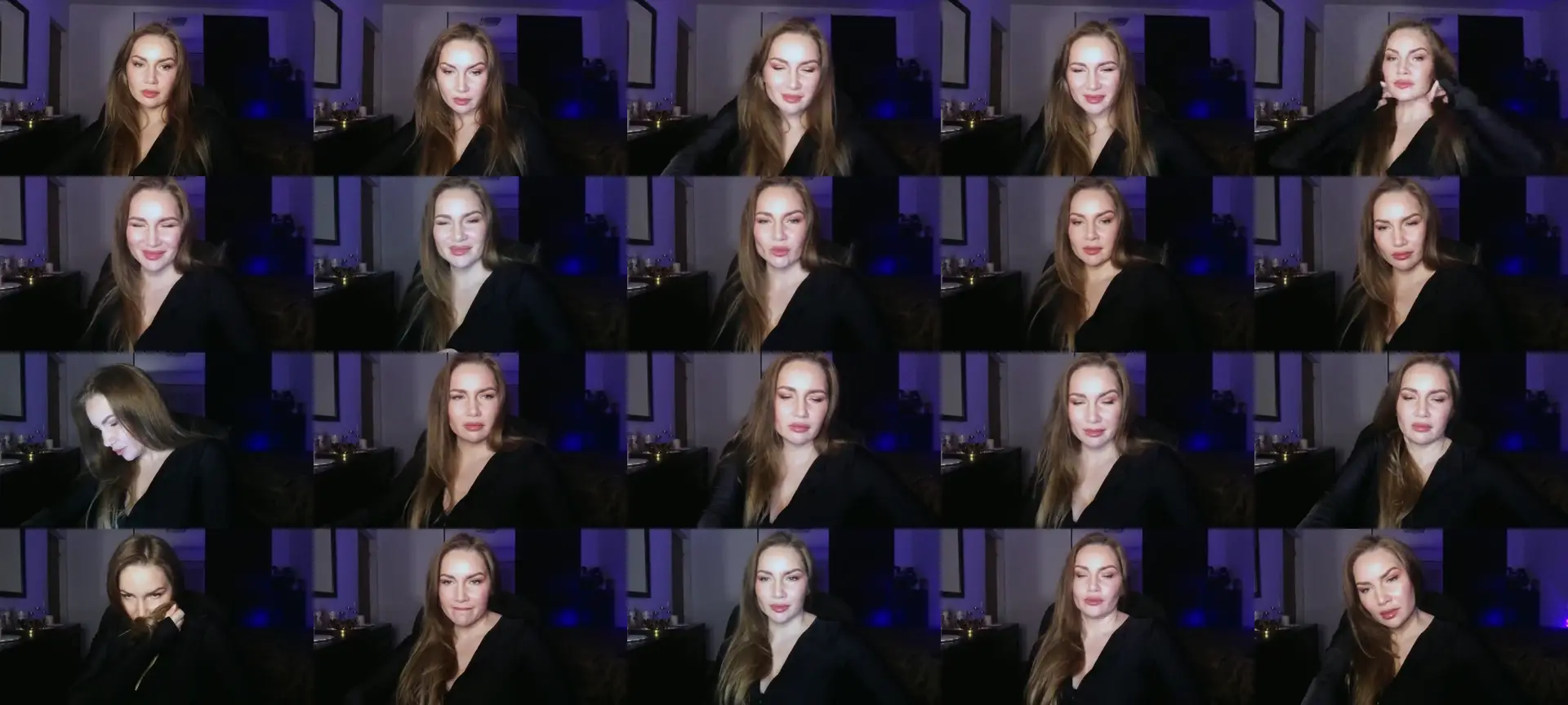 ArianaAri photo contact sheet