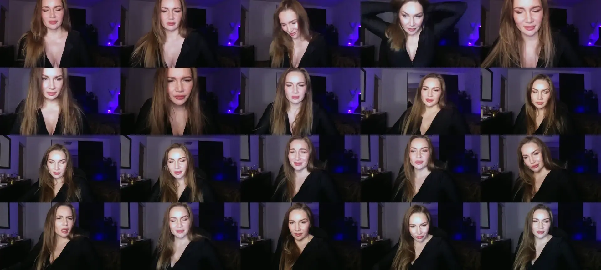 ArianaAri photo contact sheet