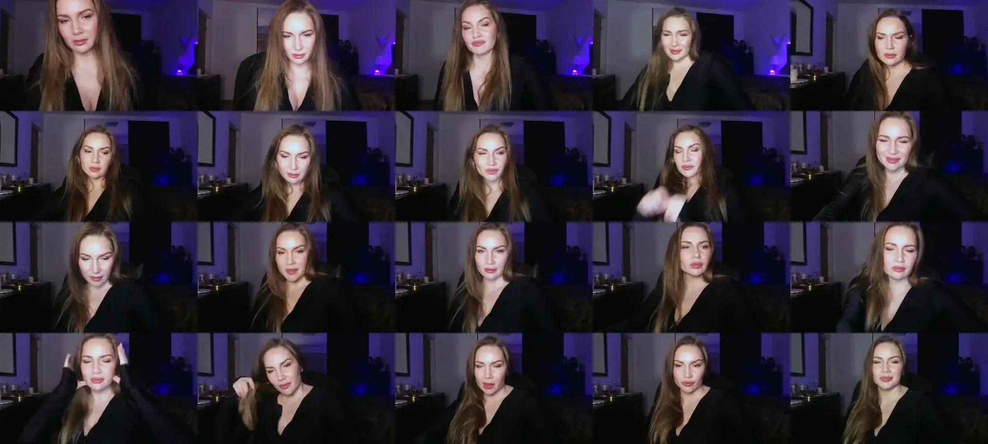 ArianaAri photo contact sheet