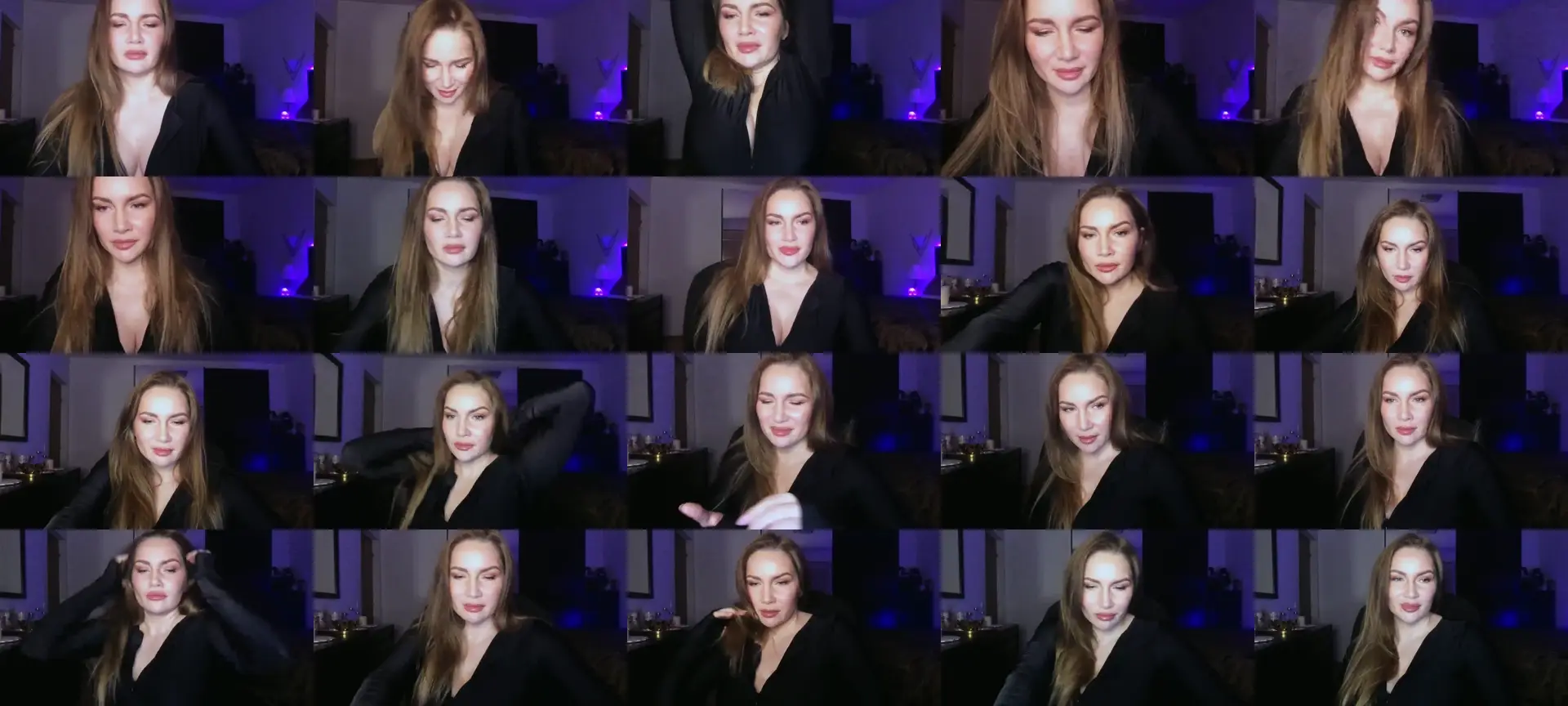 ArianaAri photo contact sheet