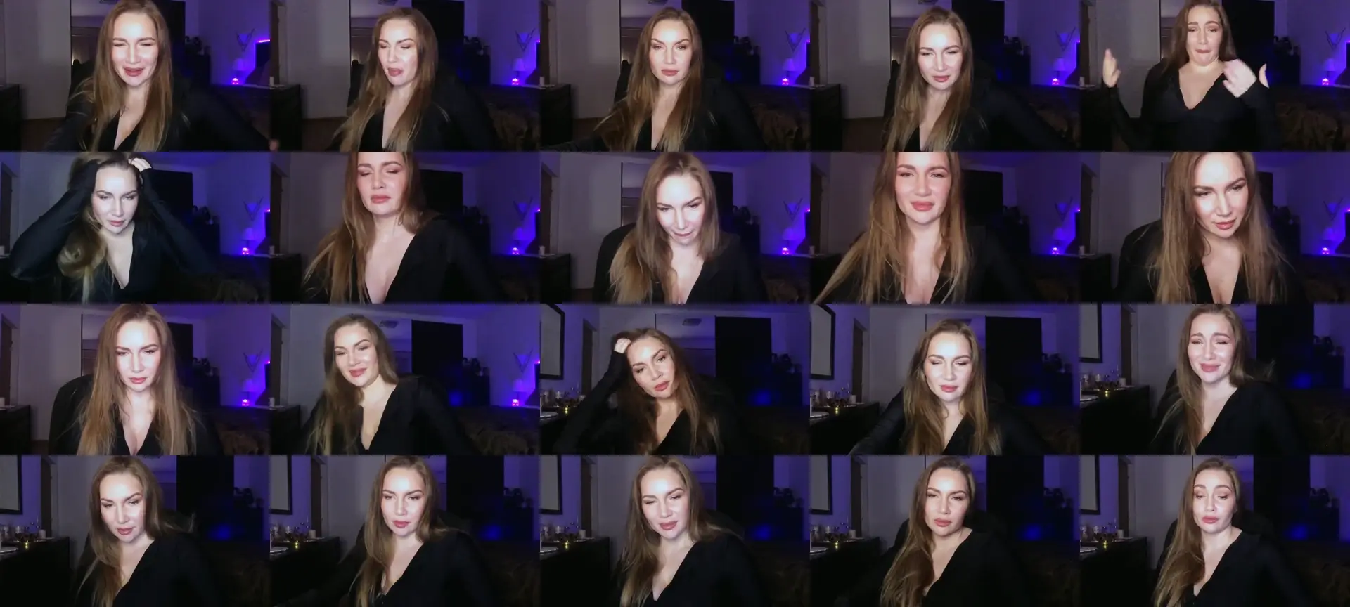 ArianaAri photo contact sheet