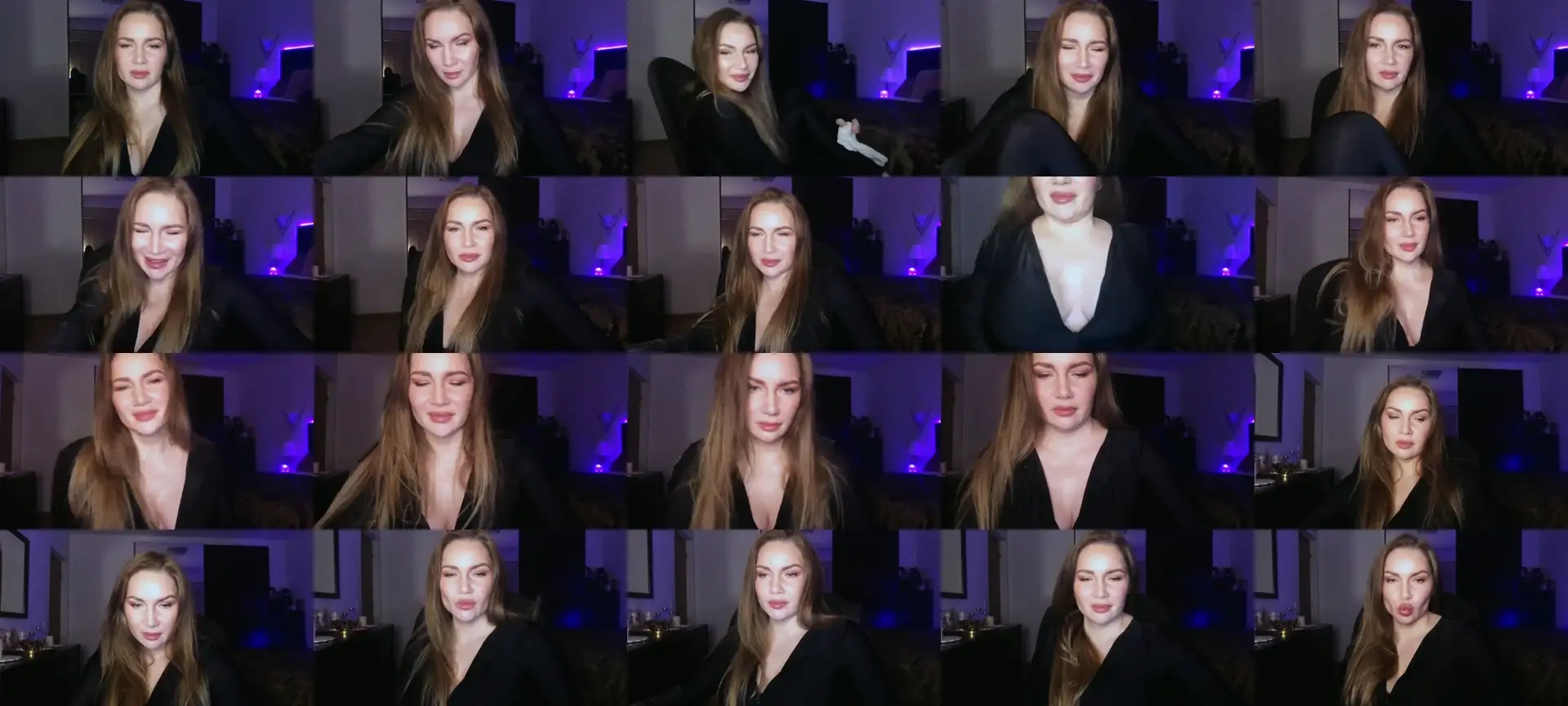 ArianaAri photo contact sheet
