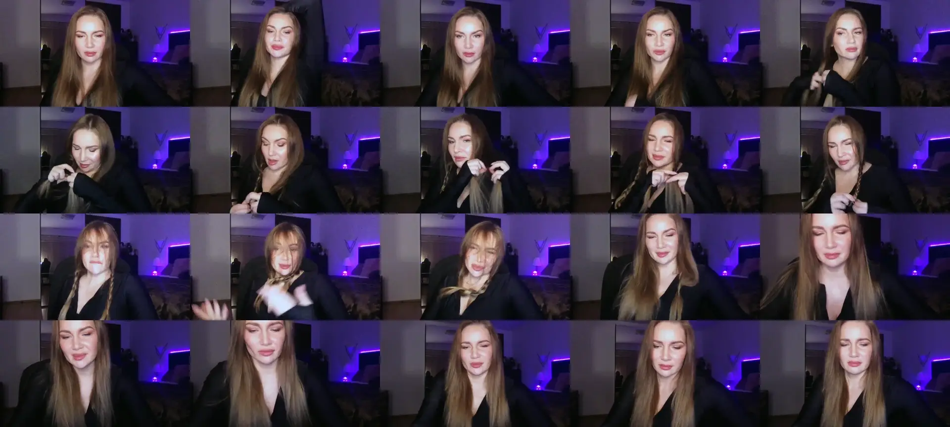 ArianaAri photo contact sheet