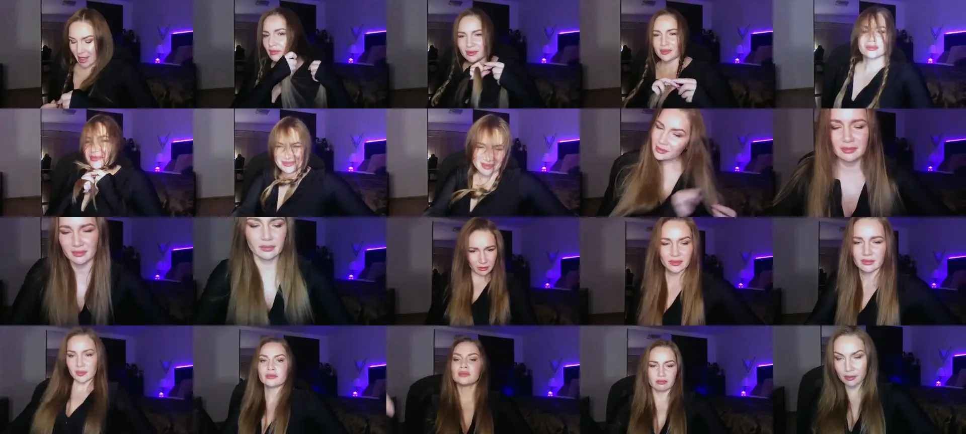 ArianaAri photo contact sheet