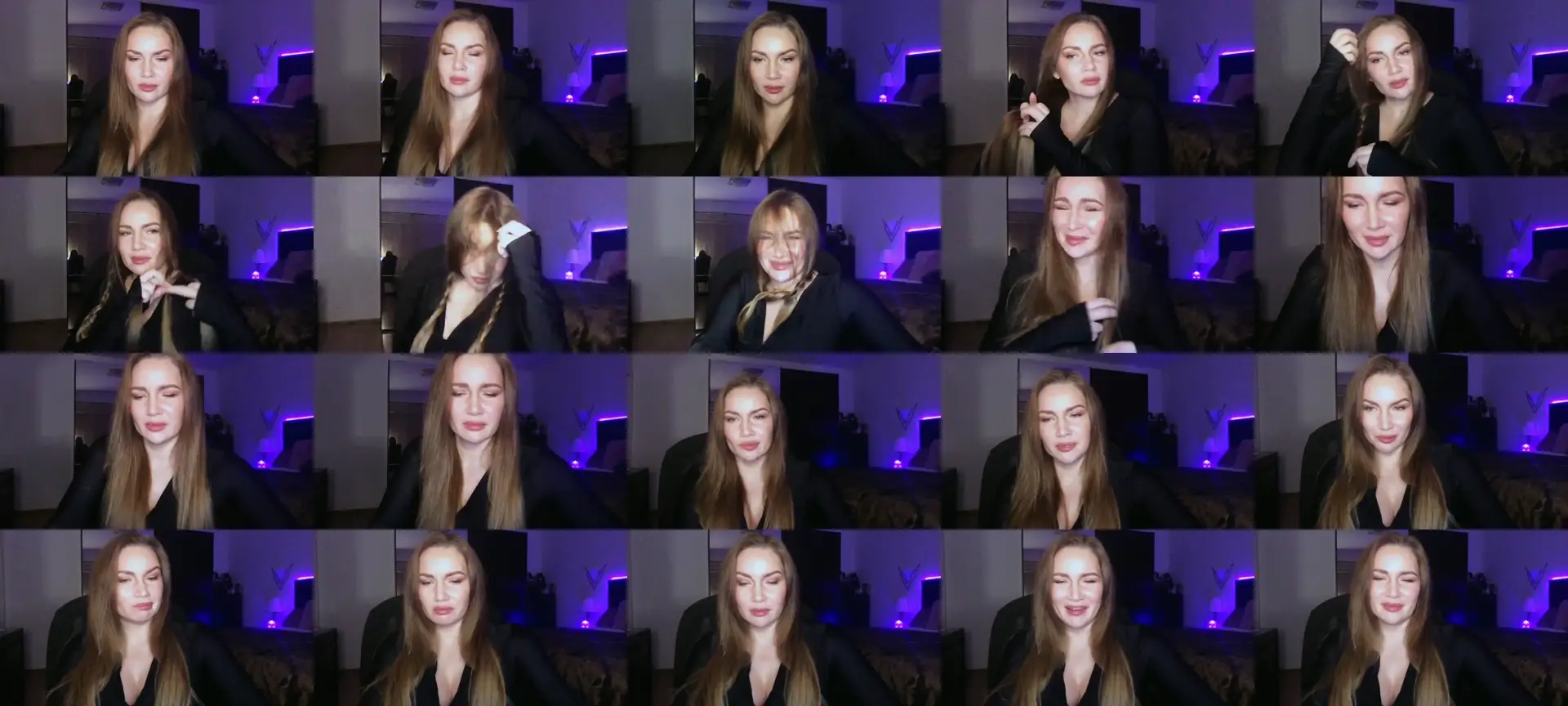 ArianaAri photo contact sheet