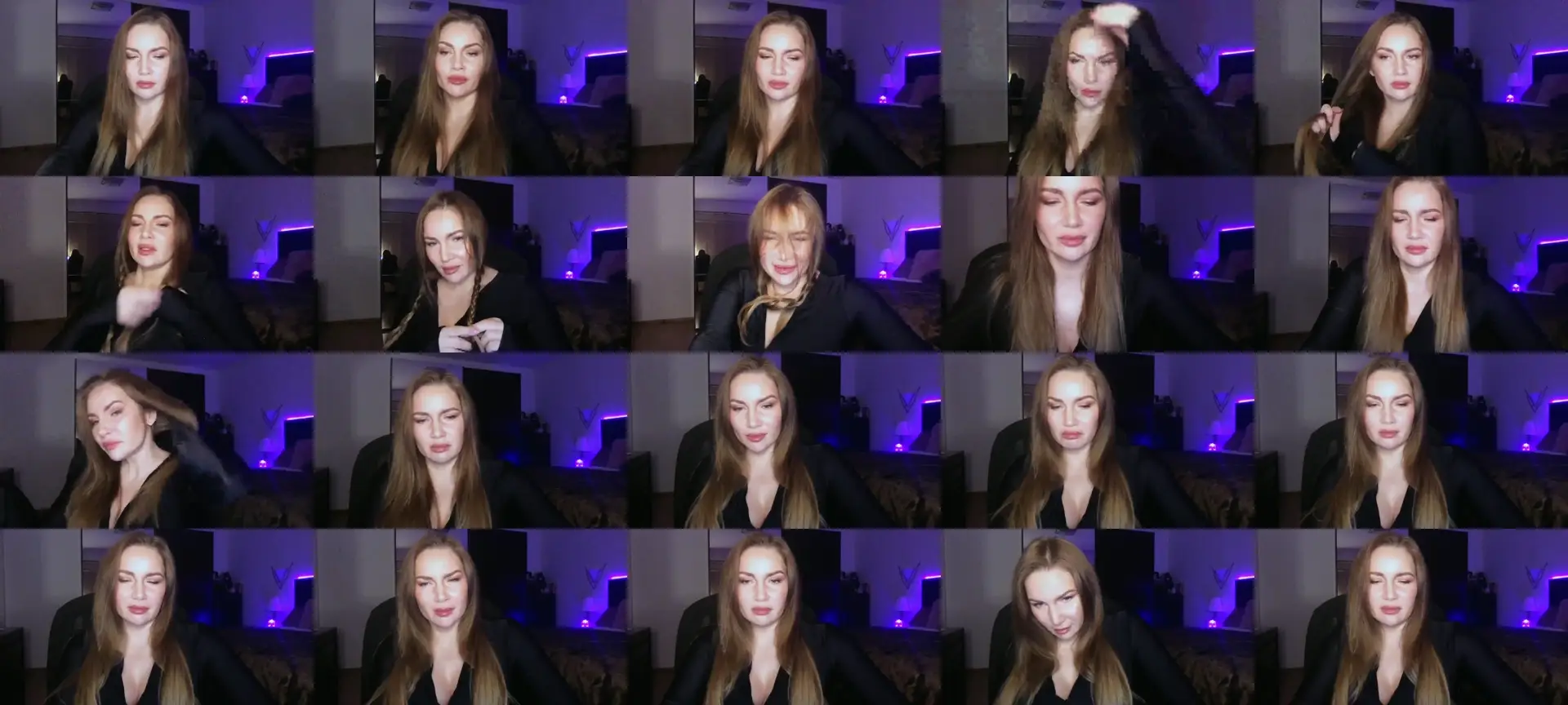 ArianaAri photo contact sheet