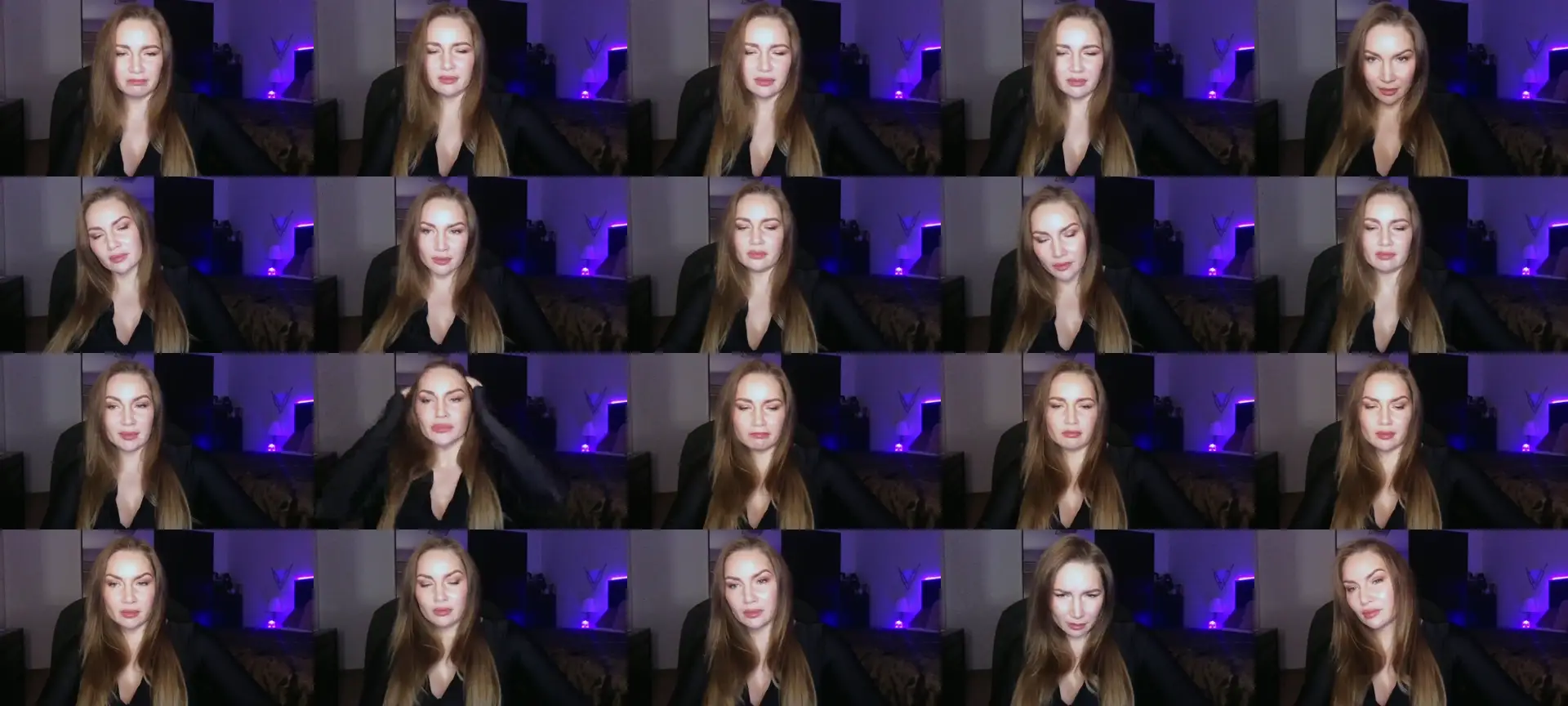 ArianaAri photo contact sheet